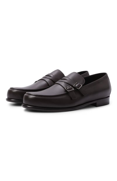 Мужские кожаные пенни-лоферы MVST, арт. TS015/CALFSKIN