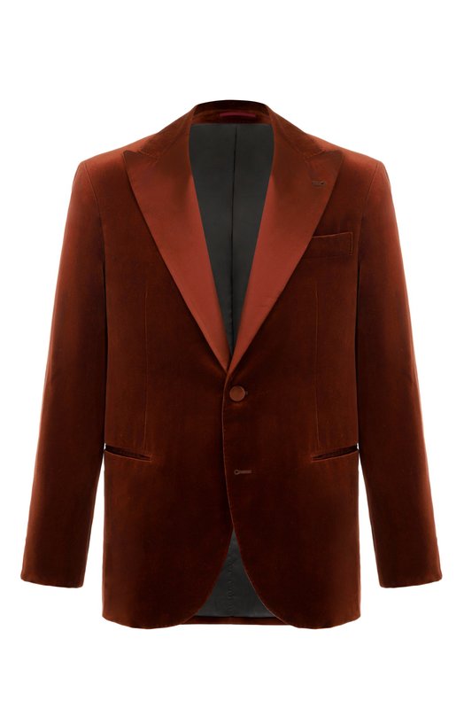 Бархатный пиджак Brunello Cucinelli MV420GS03 Коричневый MV420GS03