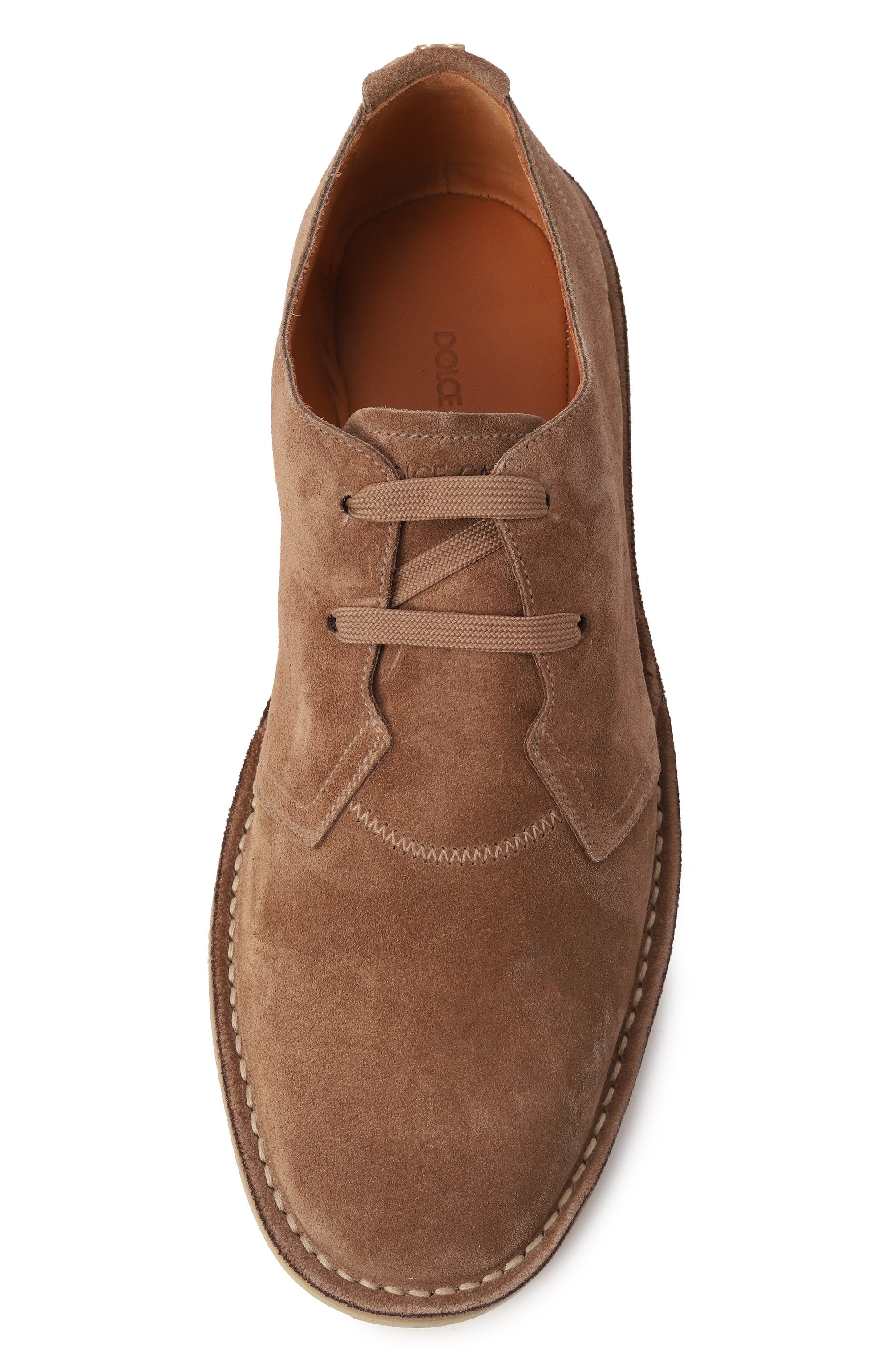 Замшевые дерби DOLCE & GABBANA, арт. A10826/AT441, фото 6