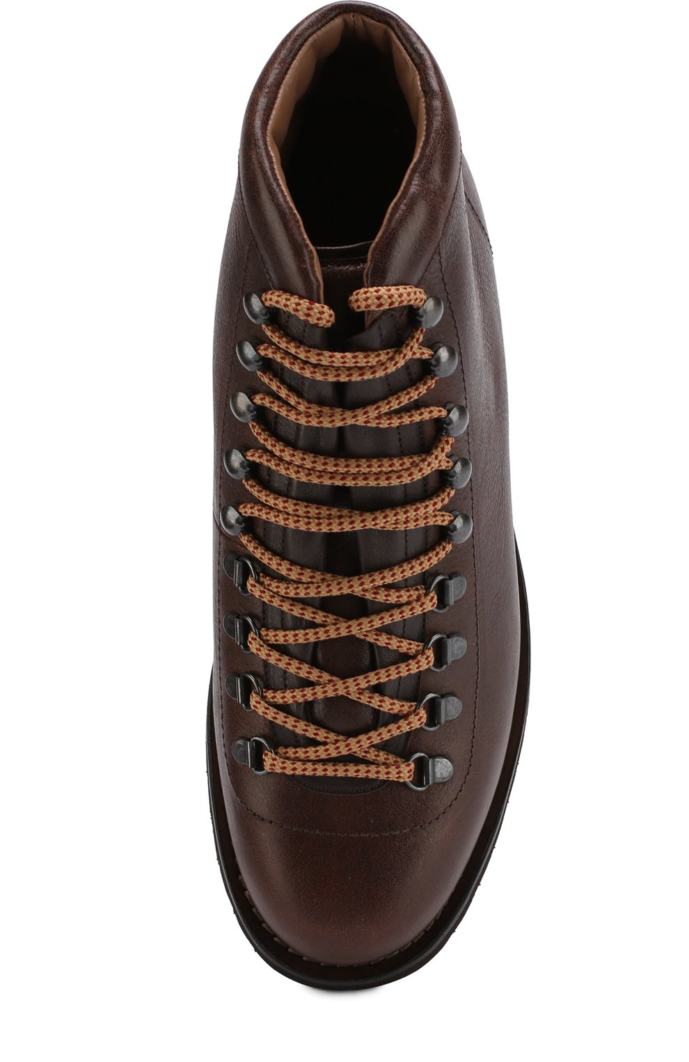 Высокие кожаные ботинки на шнуровке BRUNELLO CUCINELLI, арт. MZUKABH920, фото 5