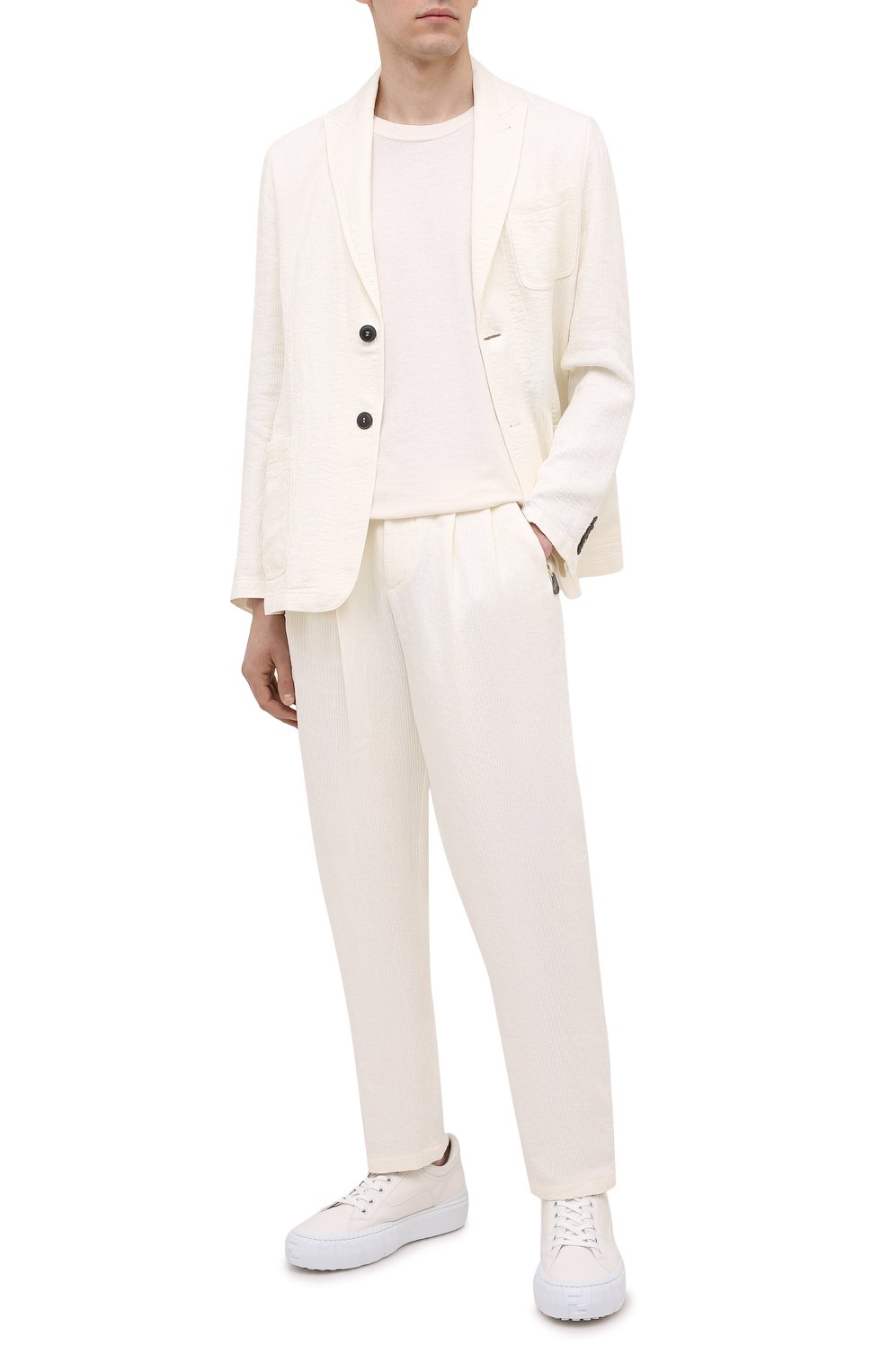 Льняной пиджак GIORGIO ARMANI, арт. 9SGGG076/T02P4, фото 2