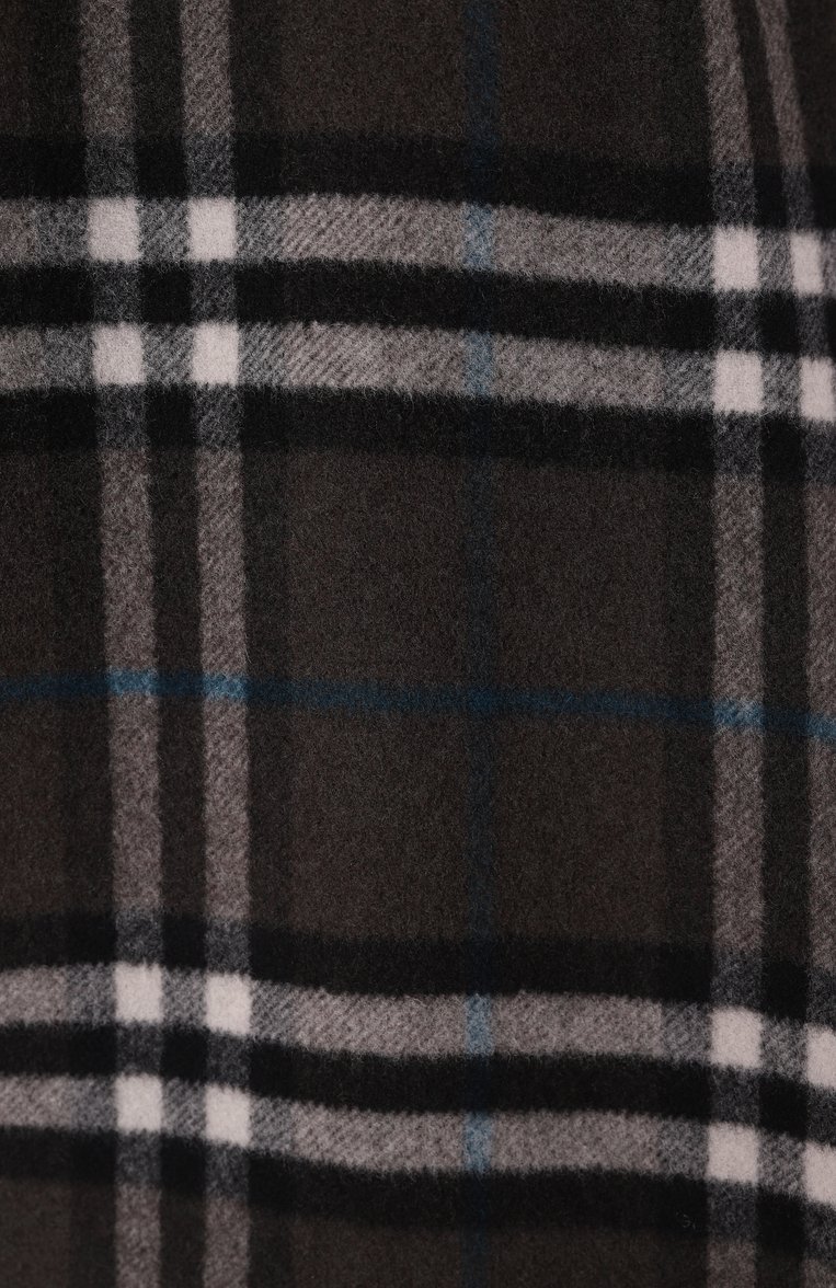 Женское двустороннее пальто BURBERRY черного цвета, арт. 8093827 | Фото 7 (Материал сплава: Проставлено; Рукава: Длинные; Длина (верхняя одежда): До колена; Драгоценные камни: Проставлено; Материал внешний: Шерсть; 1-2-бортные: Однобортные; Стили: Классический)