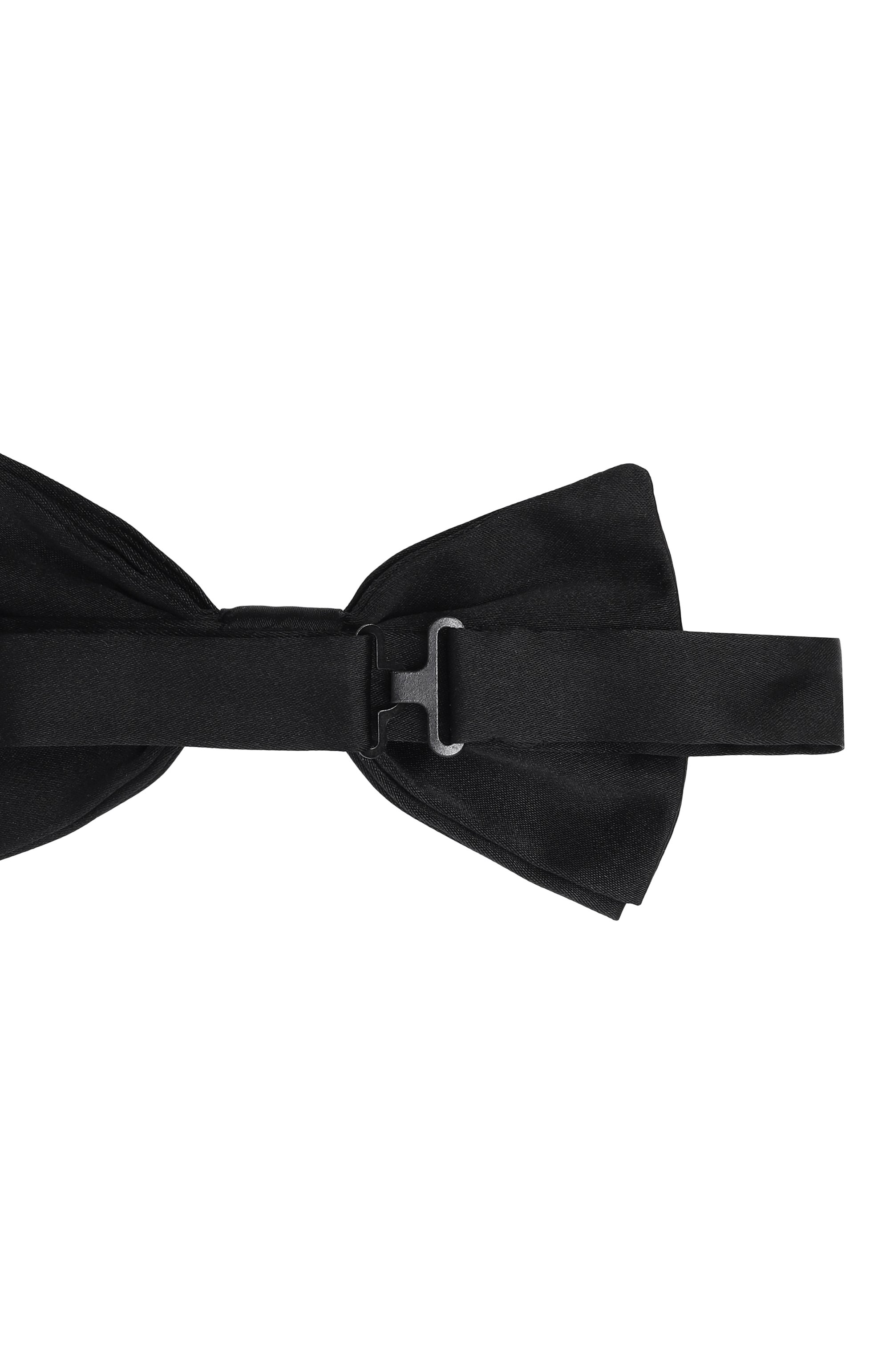 Шелковый галстук-бабочка DOLCE & GABBANA черного цвета по цене 21400 руб., арт. GR053E/GK062, фото 3 Шелковый галстук-бабочка DOLCE & GABBANA, арт. GR053E/GK062, фото 3