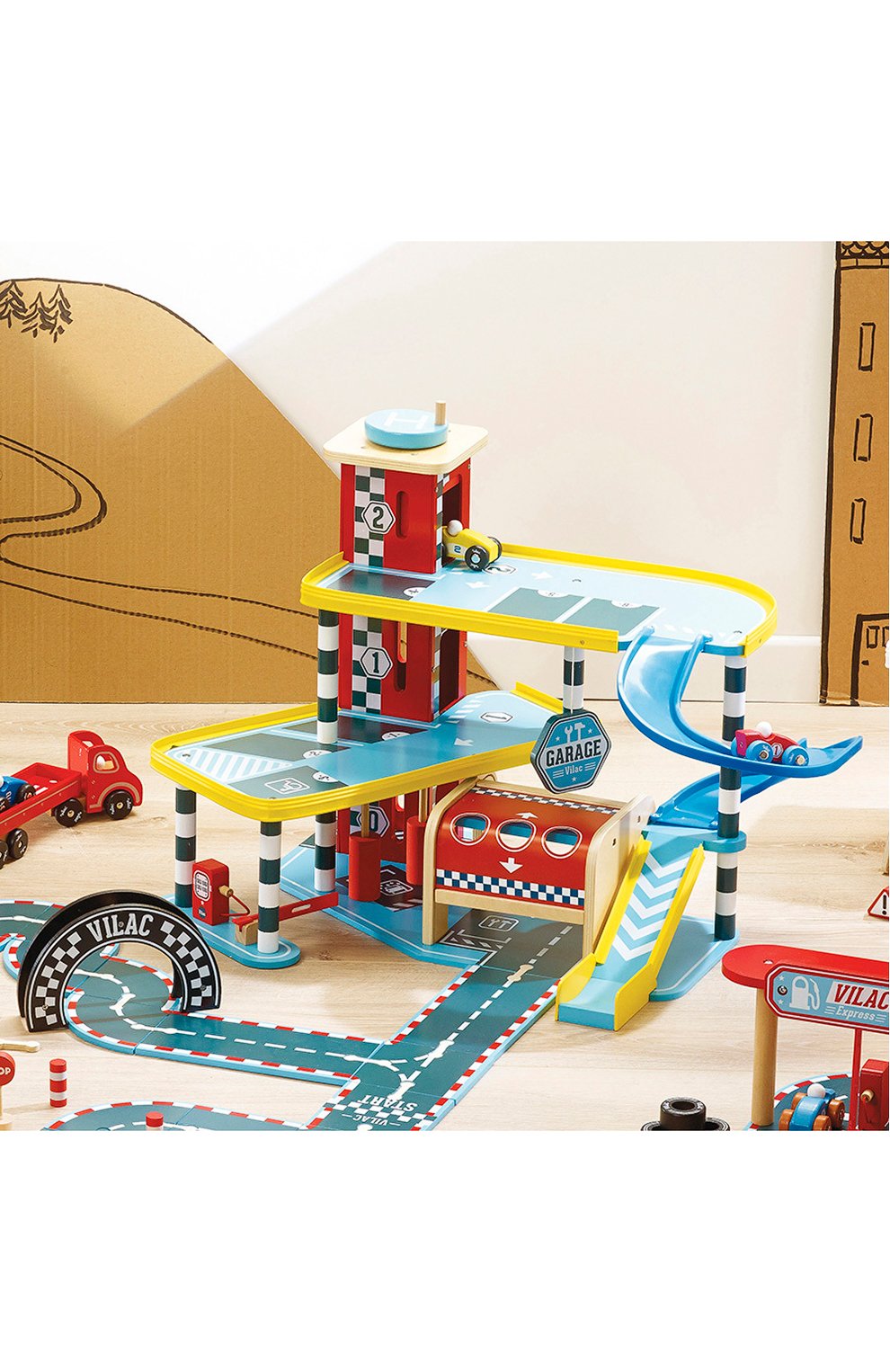 Большой гараж с машинками VILAC, арт. 2310, фото 6