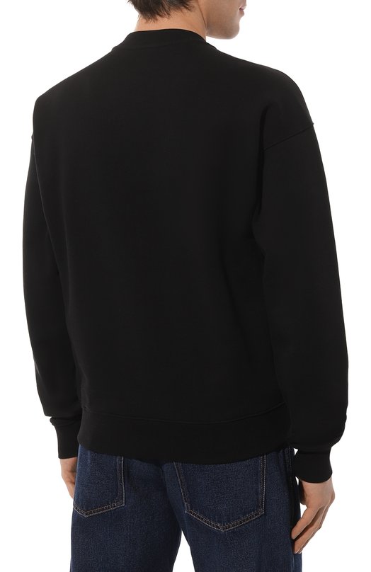 Хлопковый свитшот Moschino Чёрный, фото 4