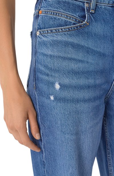 Джинсы BOSS ORANGE синего цвета по цене 14700 руб., арт. 50542442, фото 5 Джинсы BOSS ORANGE, арт. 50542442, фото 5