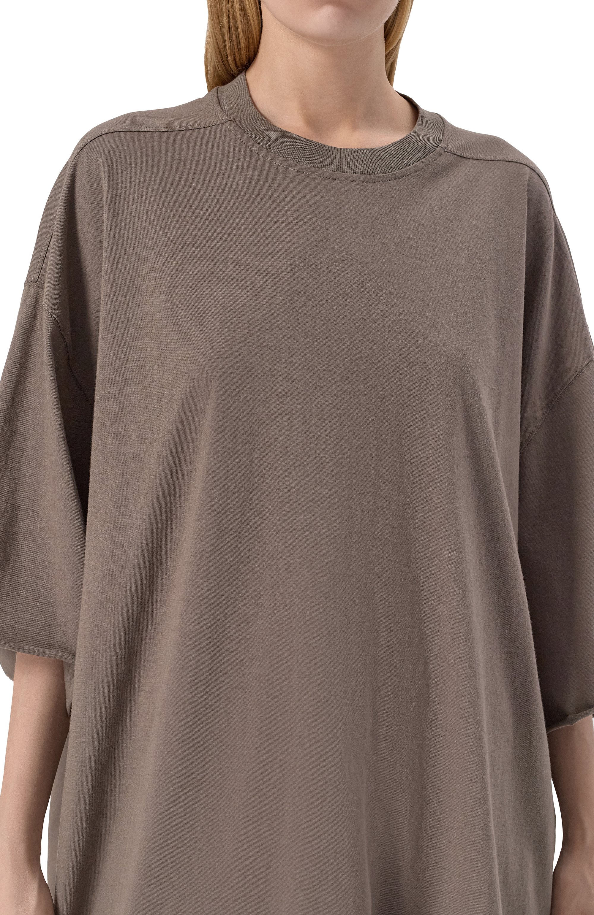 Хлопковая футболка RICK OWENS, арт. RP01E7204/JA, фото 9