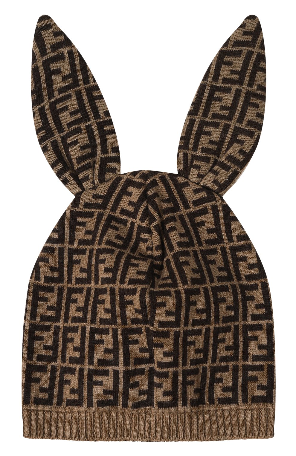 Шапка из хлопка и кашемира FENDI, арт. BUP025/A3TE, фото 2