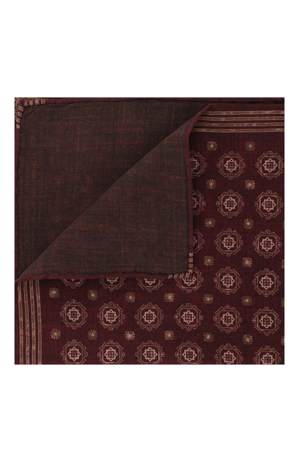 Шелковый платок BRUNELLO CUCINELLI бордового цвета по цене 18850 руб., арт. ML8370091, фото 1 Шелковый платок BRUNELLO CUCINELLI, арт. ML8370091, фото 1