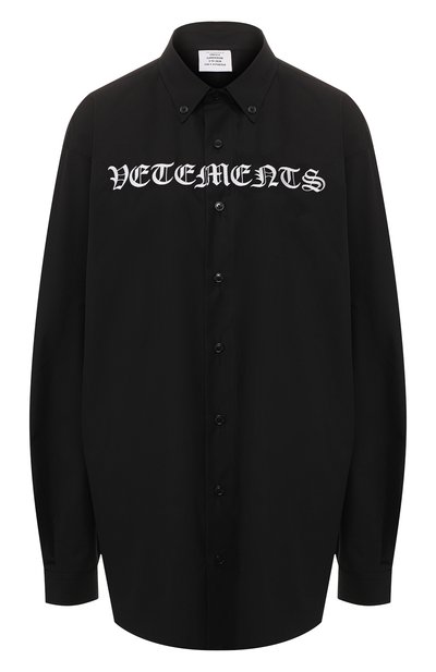 Женская хлопковая рубашка VETEMENTS, арт. SS20SH285 1006/M