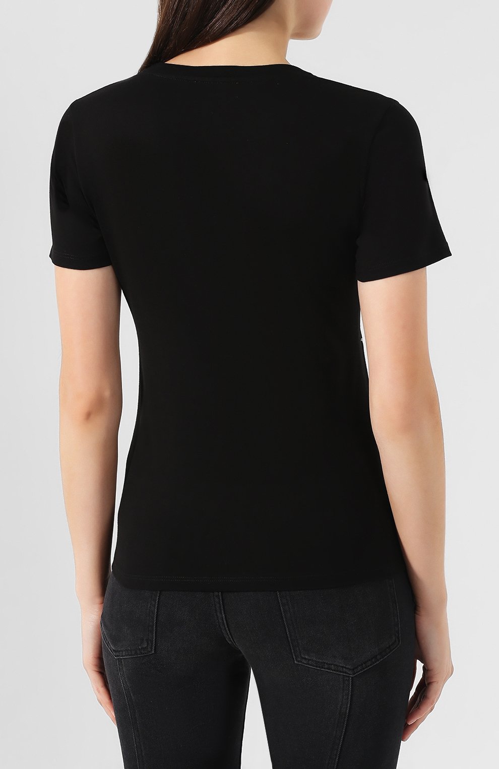 Хлопковая футболка ALEXANDER MCQUEEN, арт. 585789/QZAAA, фото 4