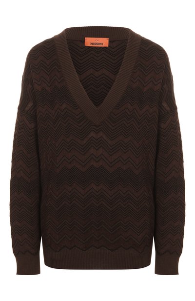 Женский пуловер из шерсти и вискозы MISSONI, арт. DS25WN14/BK01CP