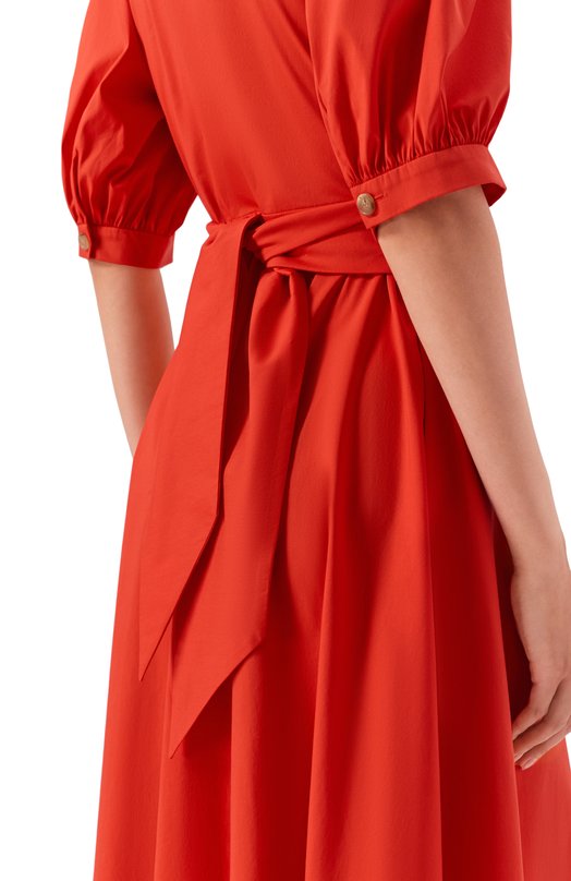 Хлопковое платье OLOLOL OLD396/3500.615 Оранжевый  OLD396/3500.615 Фото 4