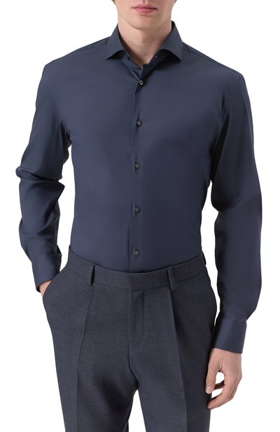 Хлопковая сорочка BOSS, арт. 50479915, фото 3