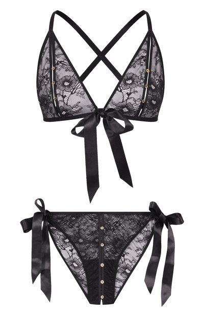 Женские комплект из бюстгальтера и трусов-слипов AUBADE, арт. P080A-6