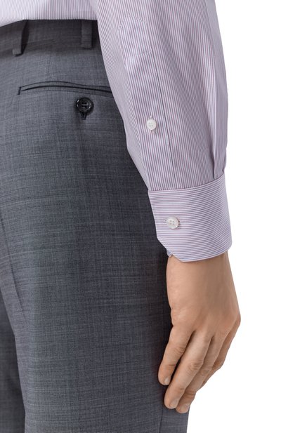 Хлопковая сорочка BRIONI синего цвета по цене 86650 руб., арт. RCBD0L/PD03T, фото 5 Хлопковая сорочка BRIONI, арт. RCBD0L/PD03T, фото 5