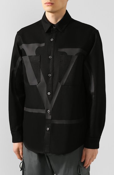 Джинсовая рубашка VALENTINO, арт. TV3DB00G60A, фото 3