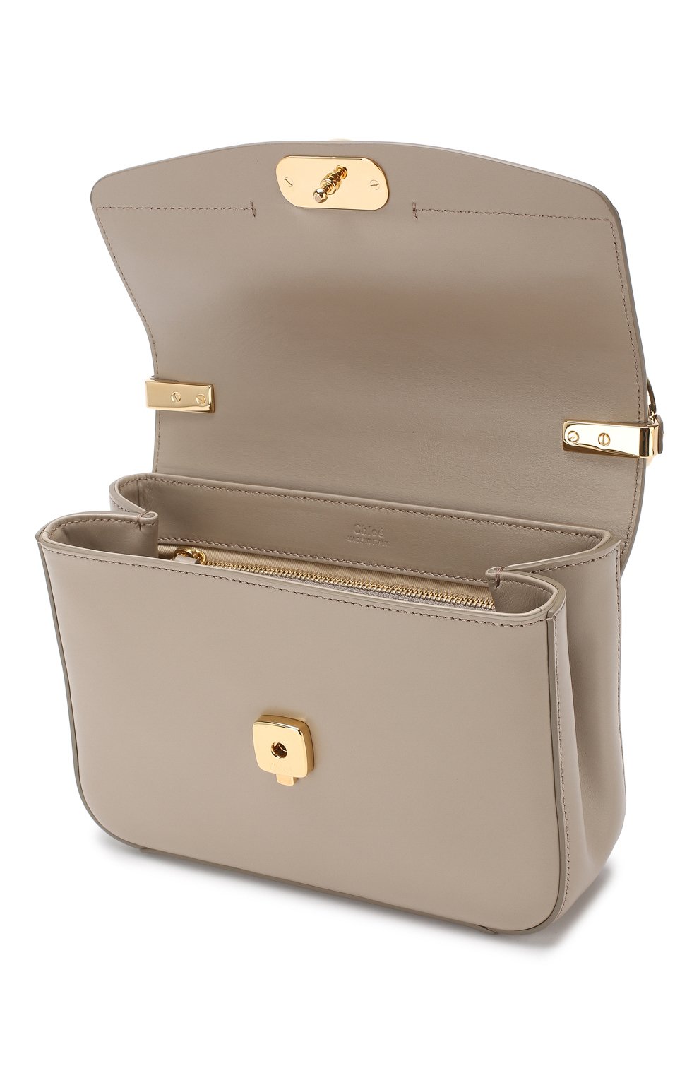 Сумка chloé c small CHLOÉ бежевого цвета по цене 194000 руб., арт. CHC19SS191A37, фото 4 Сумка chloé c small CHLOÉ, арт. CHC19SS191A37, фото 4
