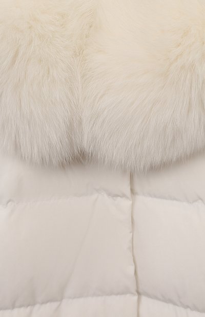 Пуховик с отделкой из песца YVES SALOMON ENFANT, арт. 25WEM920XXD0TM, фото 3