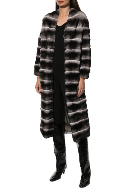 Шуба из меха шиншиллы VALENTINO, арт. SF3FA75521F, фото 3