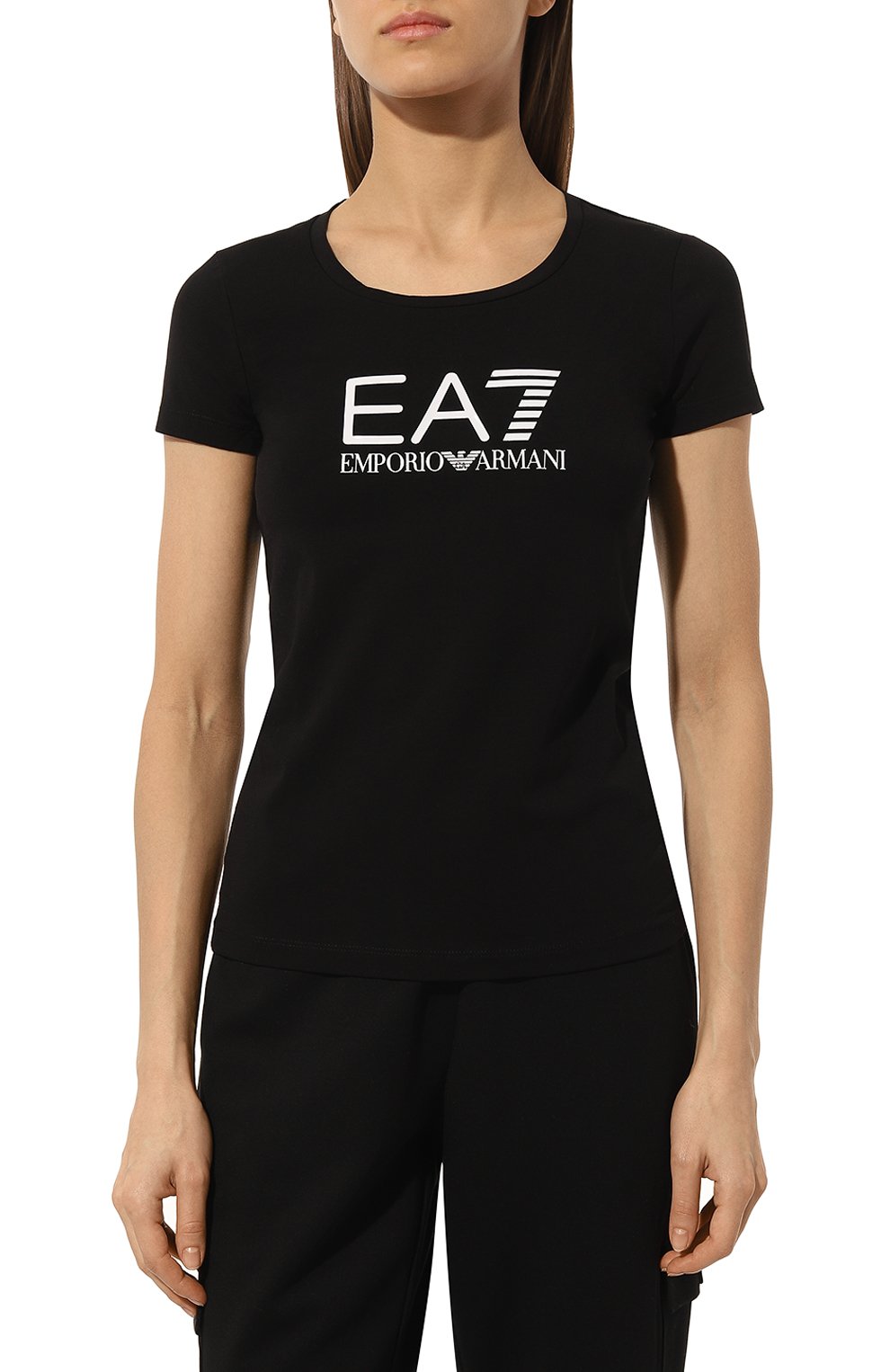 Хлопковая футболка EA7, арт. 8NTT66/TJFKZ, фото 3
