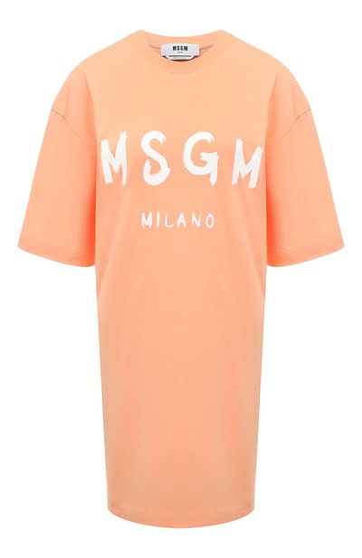 Женская хлопковая футболка MSGM, арт. 3441MDA510 237002