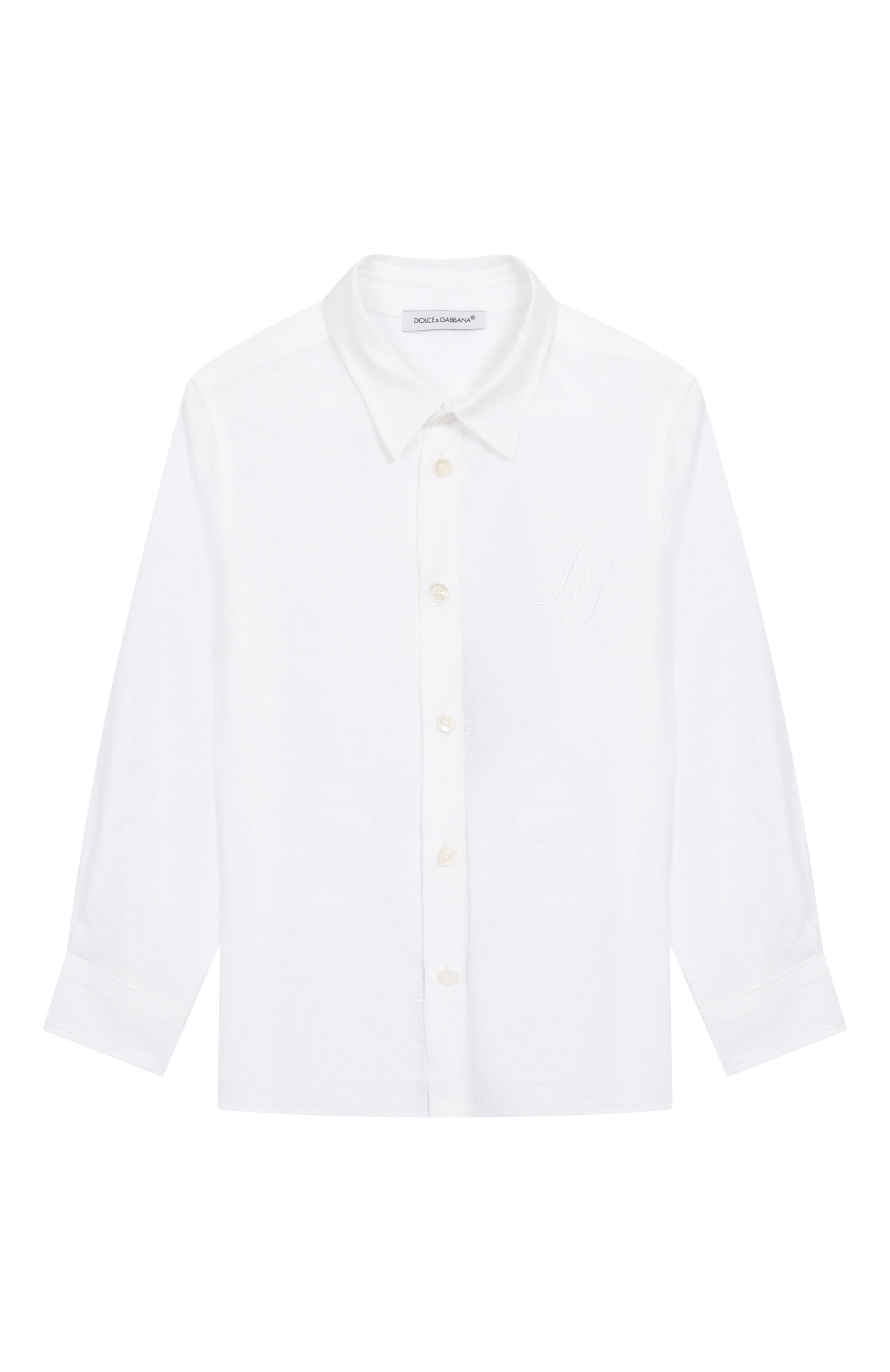 Льняная рубашка DOLCE & GABBANA, арт. L42S70/G7YEA/2-6, фото 1