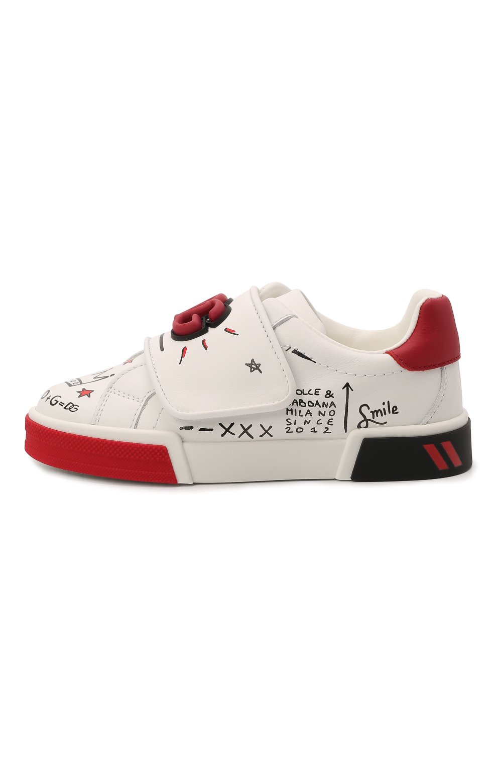 Кожаные кеды DOLCE & GABBANA, арт. DA5057/A0936/24-28, фото 2