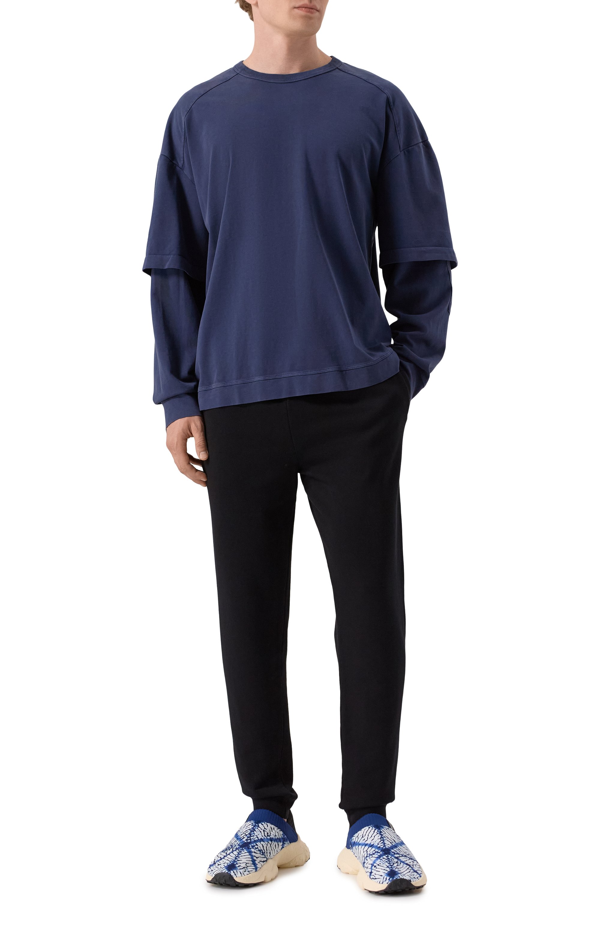 Хлопковые джоггеры DEREK ROSE, арт. 3173/QUIN001, фото 2