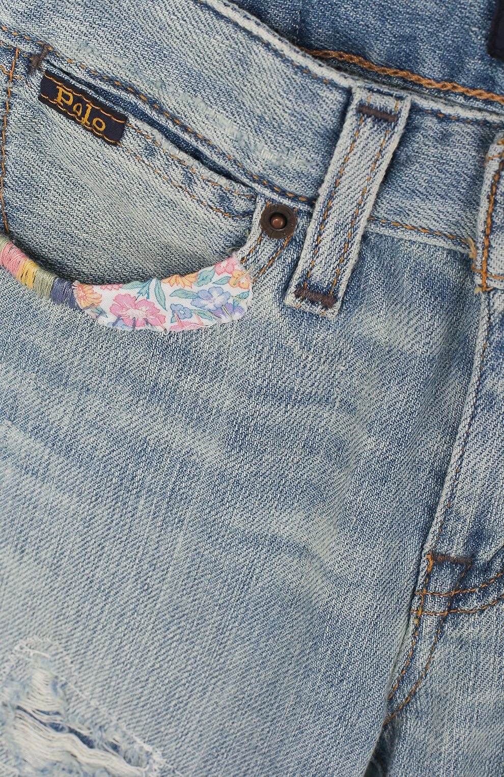 Джинсы с декоративными потертостями POLO RALPH LAUREN, арт. 312689953, фото 3