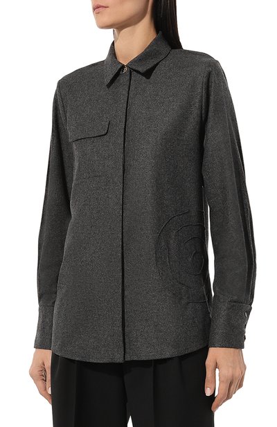 Рубашка из шерсти и кашемира AND THE BRAND, арт. SH001-2007-991-S24, фото 3