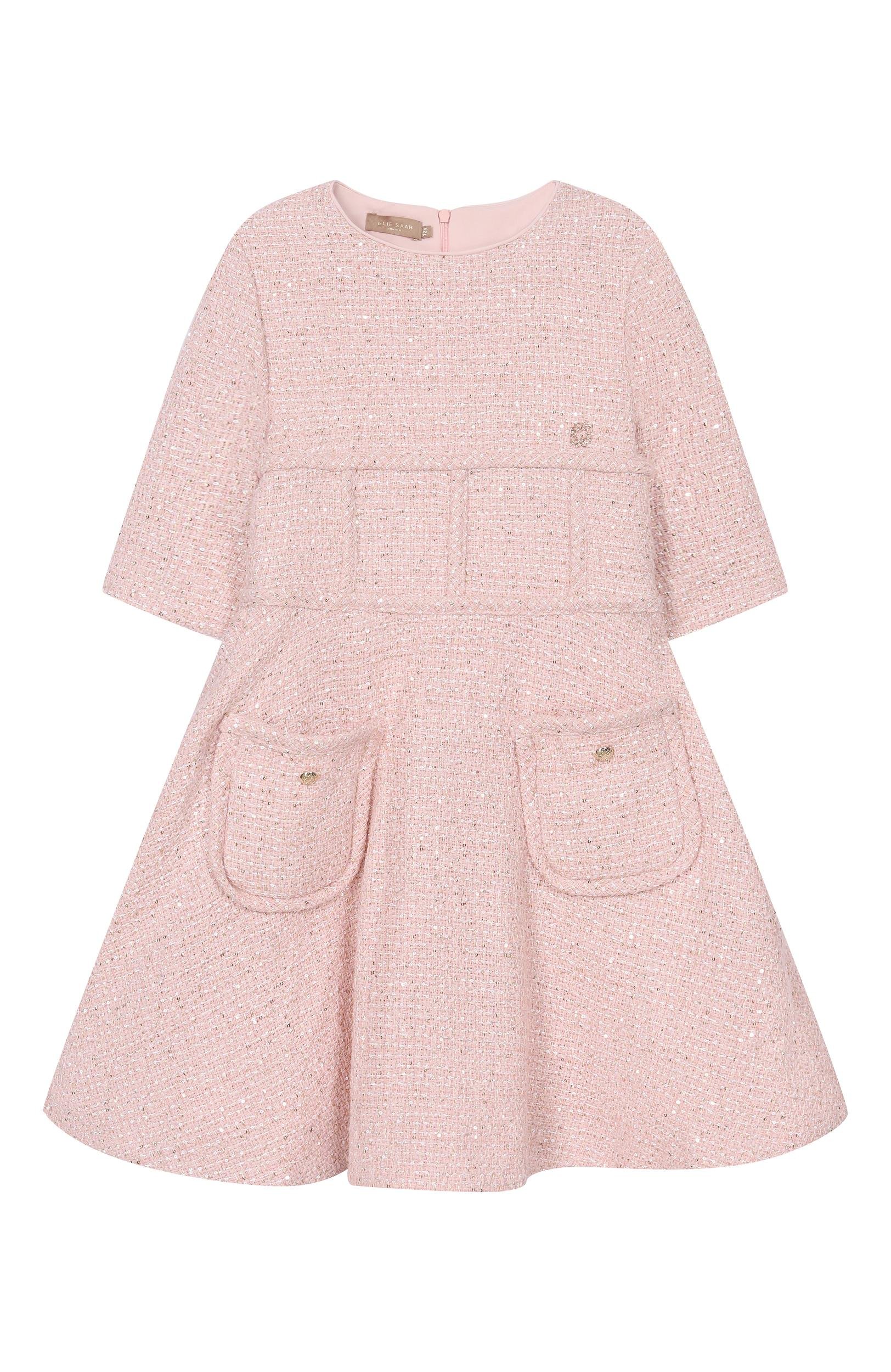 Твидовое платье ELIE SAAB JUNIOR, арт. EFAB128 V1/TS1129, фото 1