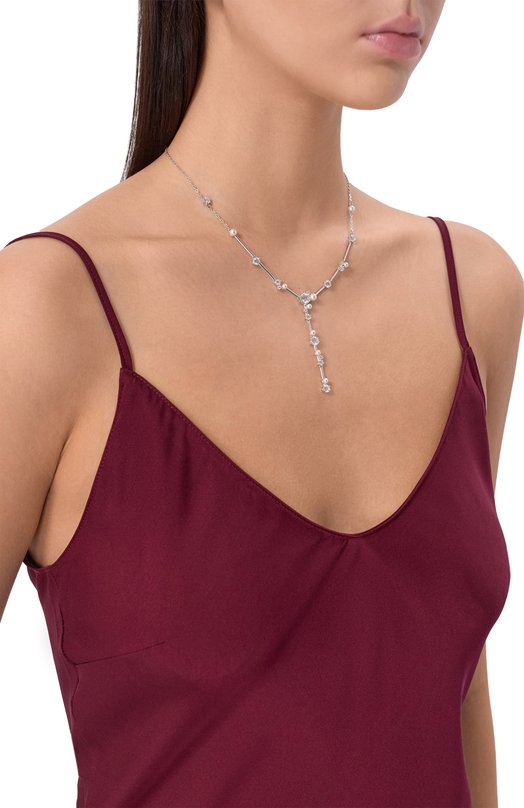 Колье Constella Y Swarovski 5711830 Серебряный  5711830 Фото 2