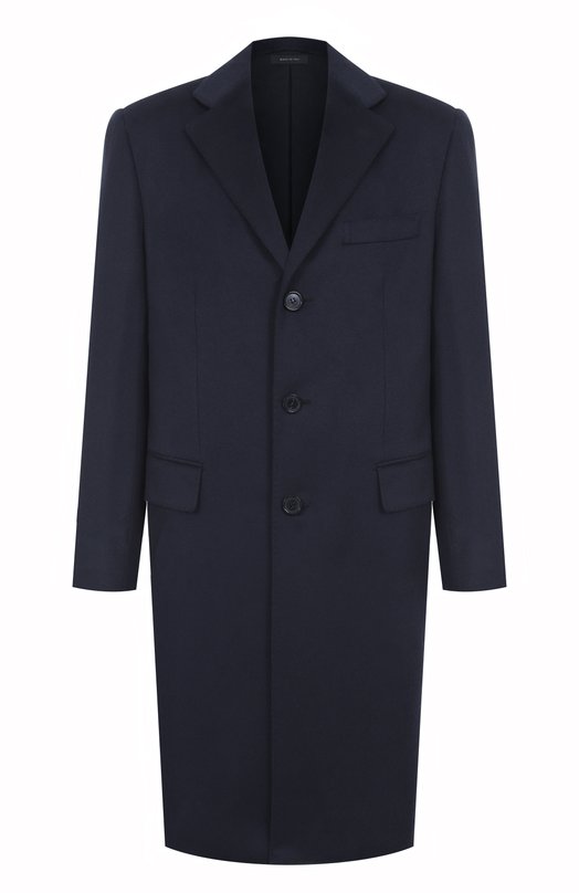 Кашемировое пальто Brioni R07N0L/09391 Синий R07N0L/09391