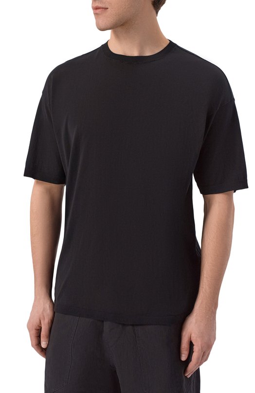 Хлопковый джемпер Transit CFUTRC7424 Чёрный  CFUTRC7424 Фото 3