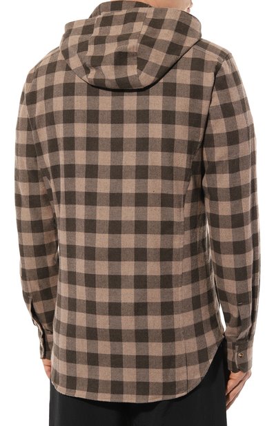 Хлопковая рубашка KITON, арт. UMCMARH0864507/46-50, фото 4