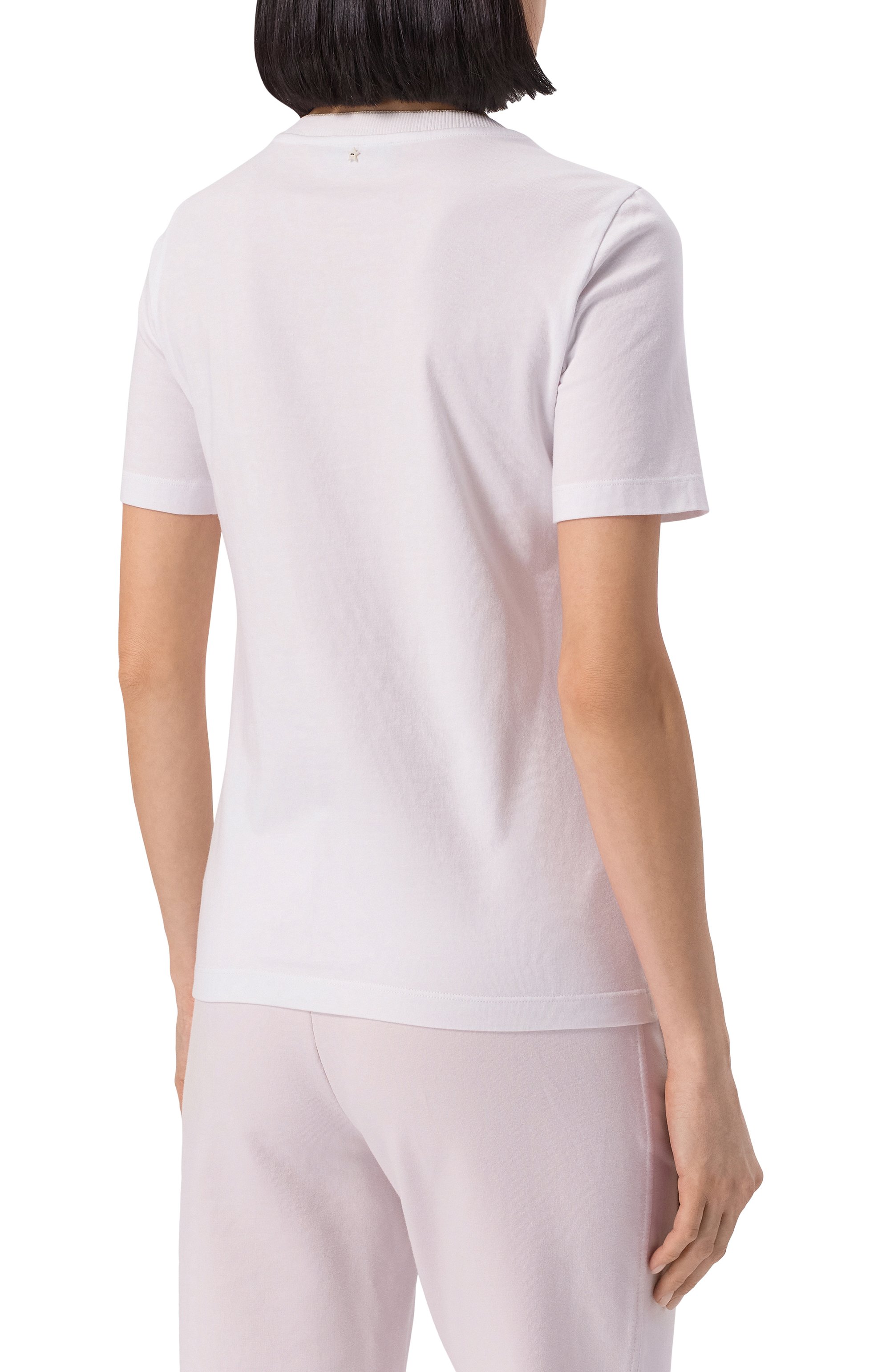 Хлопковая футболка LORENA ANTONIAZZI, арт. P2575TS24B/9783, фото 4