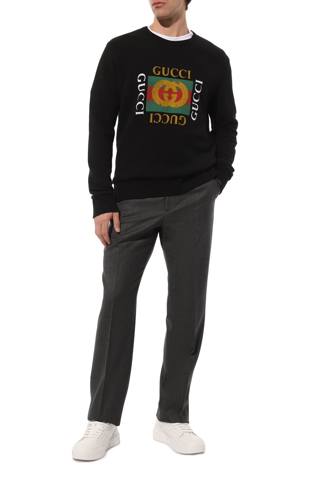Хлопковый свитшот GUCCI, арт. 454569 X5J57, фото 2