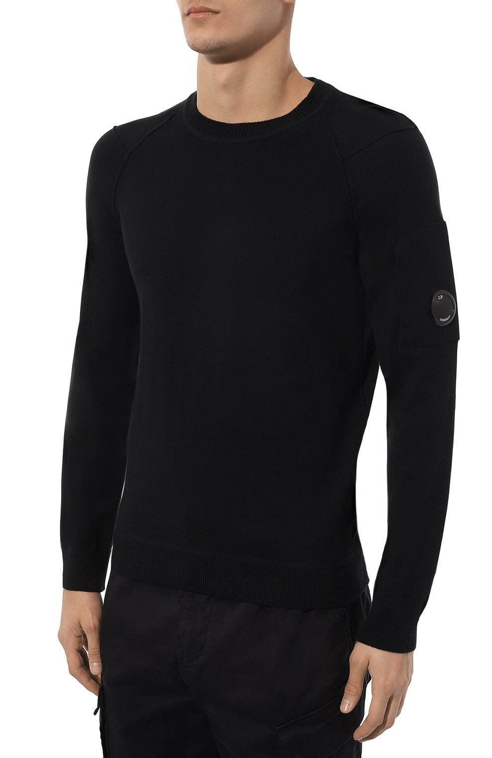 Хлопковый джемпер C.P. COMPANY, арт. 16CMKN129A004037A, фото 3