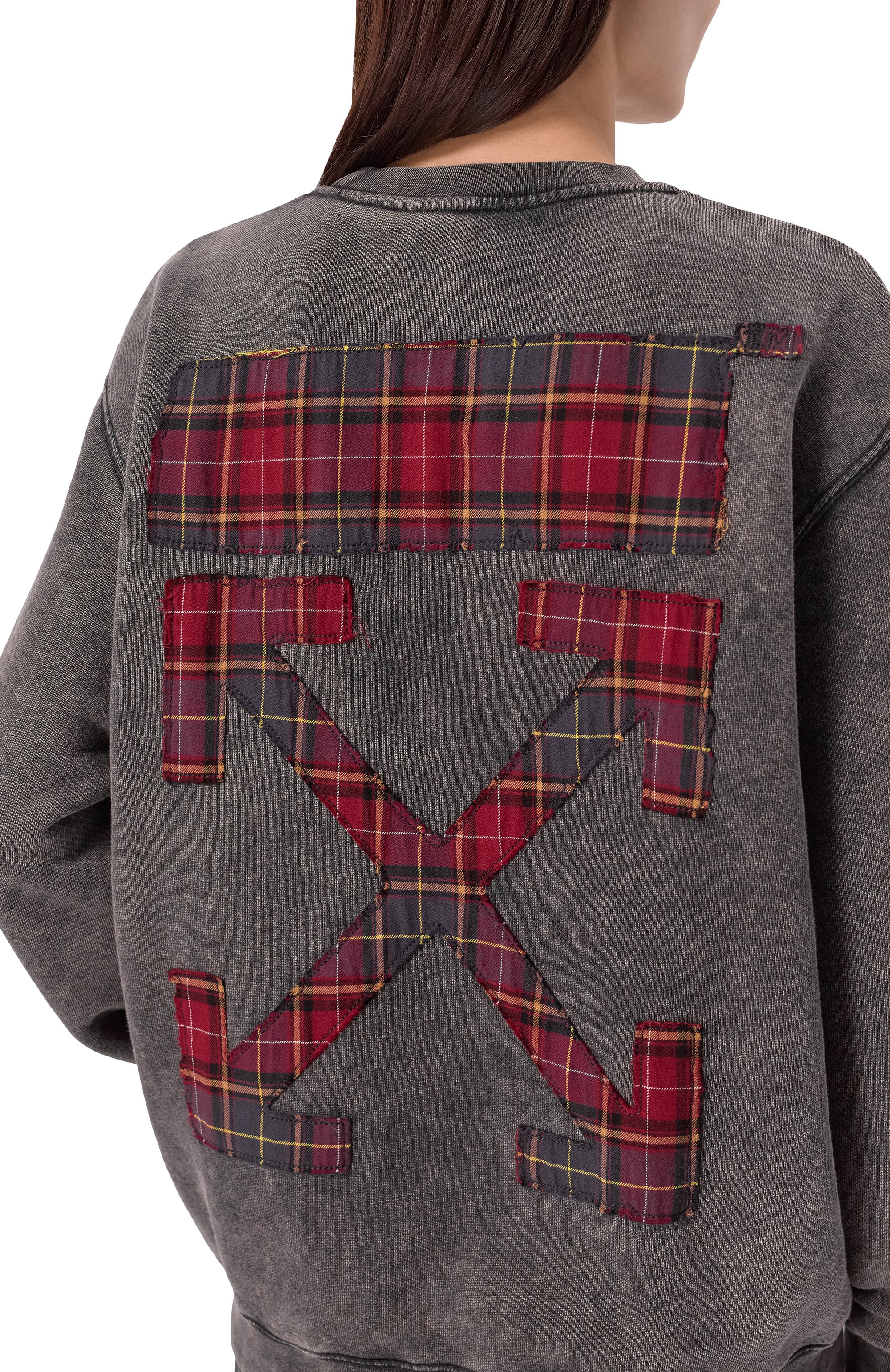 Хлопковый свитшот OFF-WHITE, арт. 0WBA055F25FLE002, фото 5