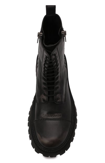 Кожаные ботинки tractor BALENCIAGA, арт. 670983/WBCP1, фото 5