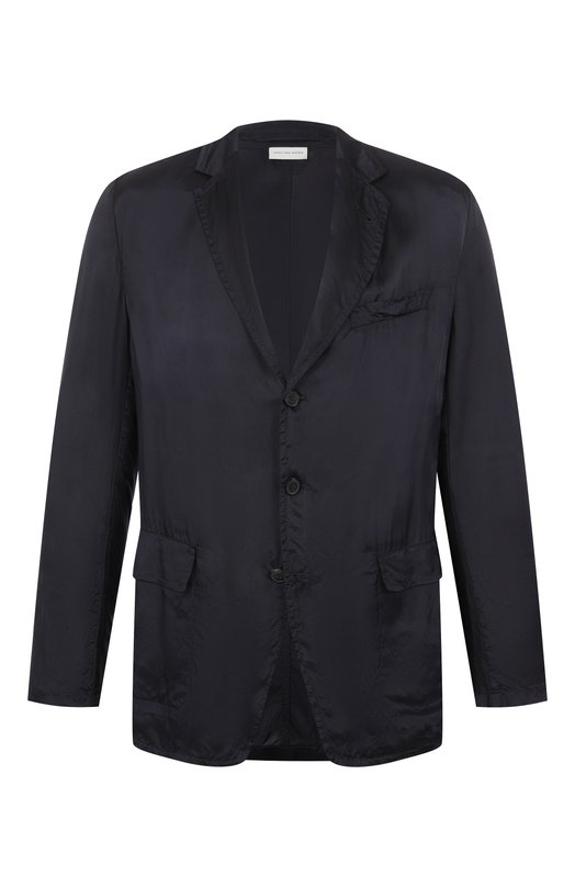 Пиджак из вискозы Dries Van Noten 251-020414-1427 Синий 251-020414-1427