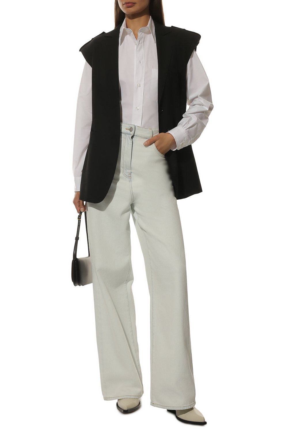 Хлопковая рубашка MAISON MARGIELA, арт. SI0DL0001/S52245, фото 2