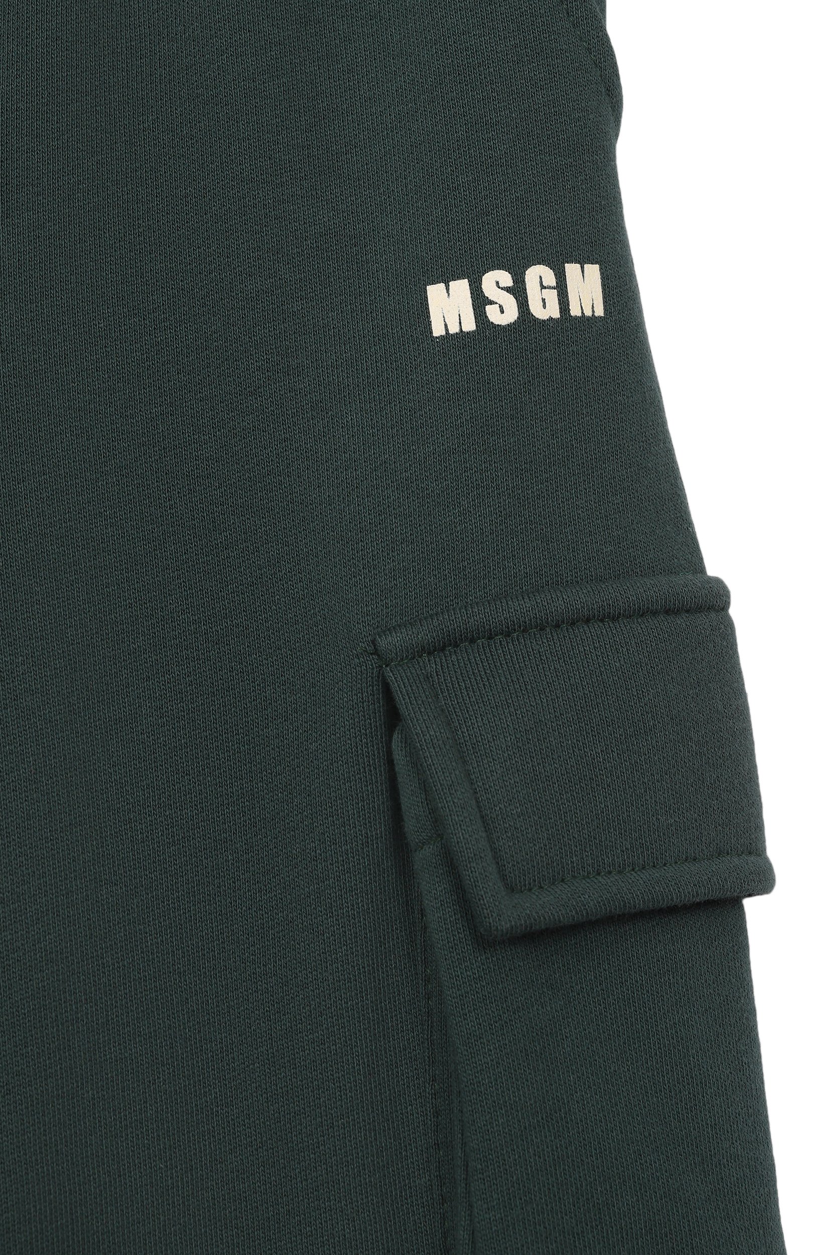 Хлопковые брюки-карго MSGM KIDS, арт. F6MSJUFP036, фото 3