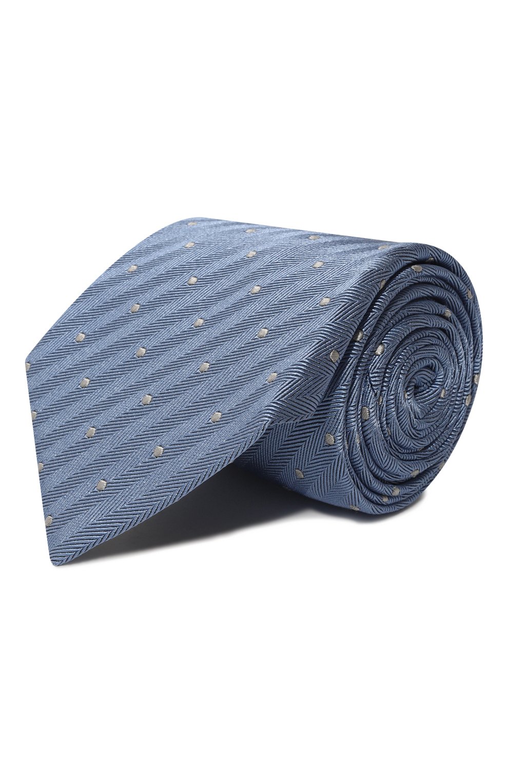 Шелковый галстук LANVIN голубого цвета по цене 15400 руб., арт. 3112/TIE, фото 1 Шелковый галстук LANVIN, арт. 3112/TIE, фото 1