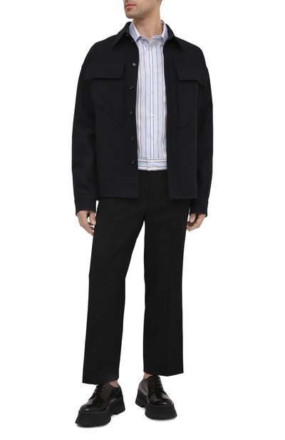 Хлопковая рубашка LANVIN, арт. RM-SI0543-4860-P21, фото 2