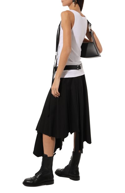 Кожаные ботинки gillian pintruck ANN DEMEULEMEESTER, арт. 2402-W-C15-LT049-099, фото 2