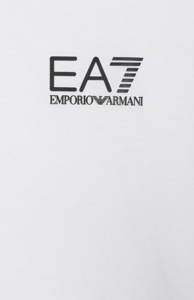 Хлопковая футболка EA7, арт. 7B000020/AF10378, фото 3