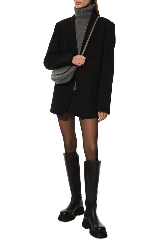 Кожаные сапоги Ulrika Nude of Scandinavia Чёрный, фото 2