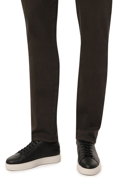 Кожаные кеды EMPORIO ARMANI, арт. X4X598/XF662, фото 3